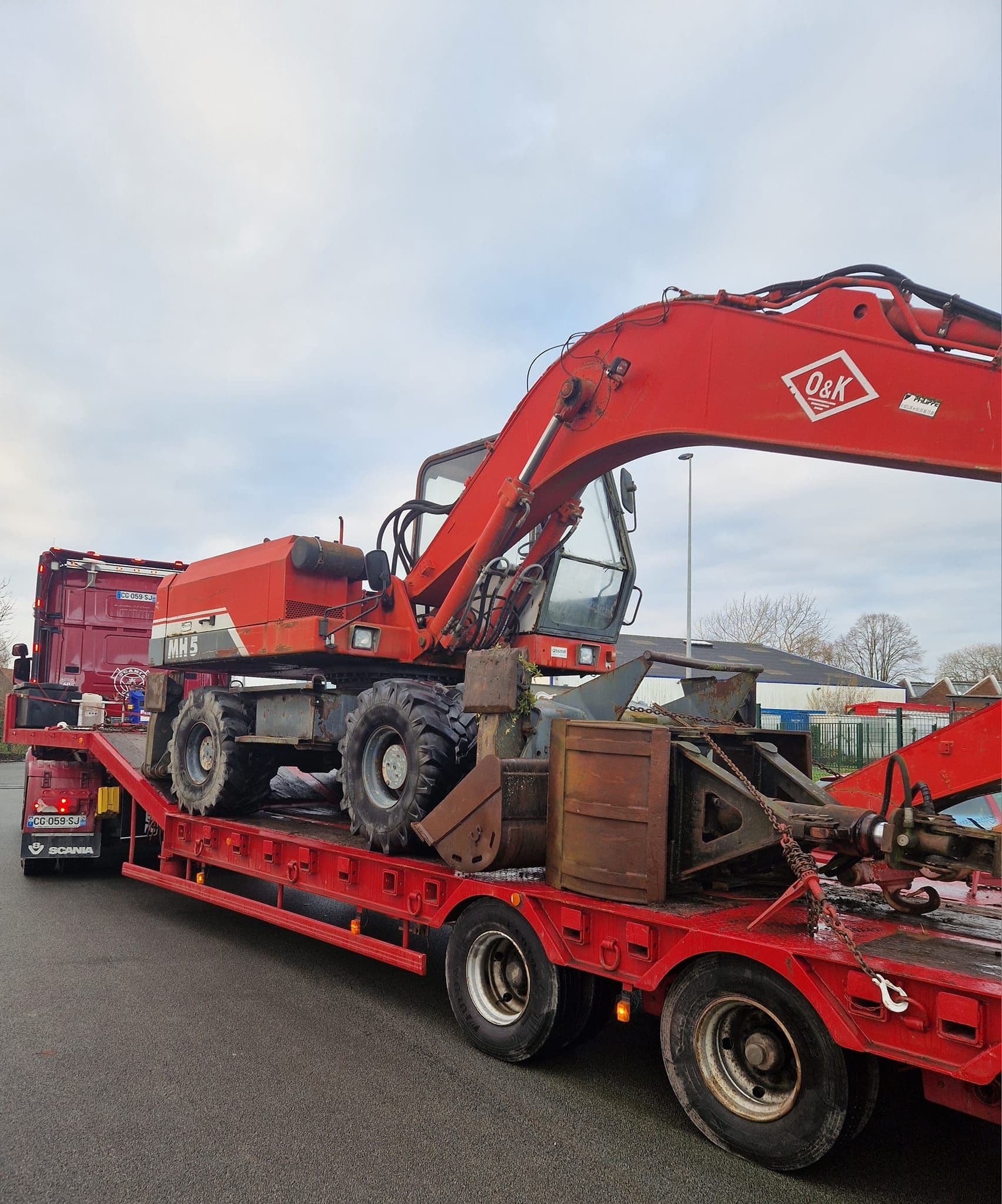 Transport d'engins